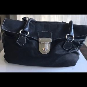 Prada leather and nylon purse